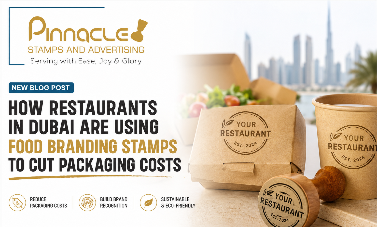 How Restaurants in Dubai Are Using Food Branding Stamps to Cut Packaging Costs