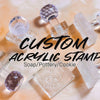 Acrylic Stamp for Cookies, Clay,