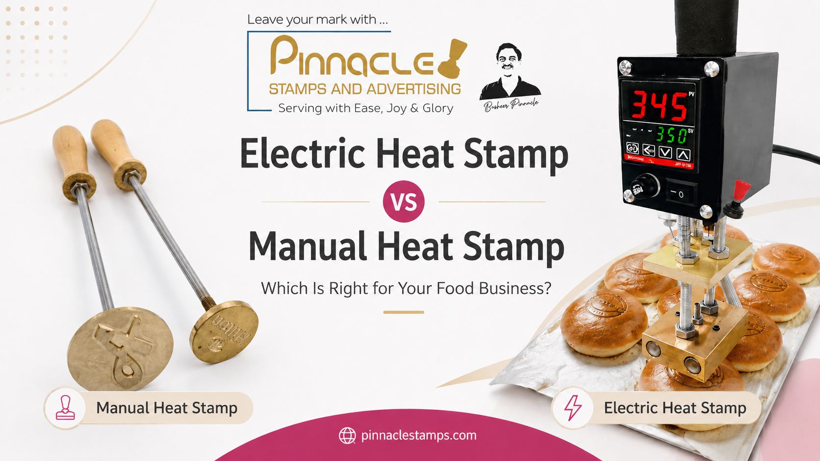 Electric Heat Stamp vs Manual Heat Stamp: Which is Right for Your Food Business?