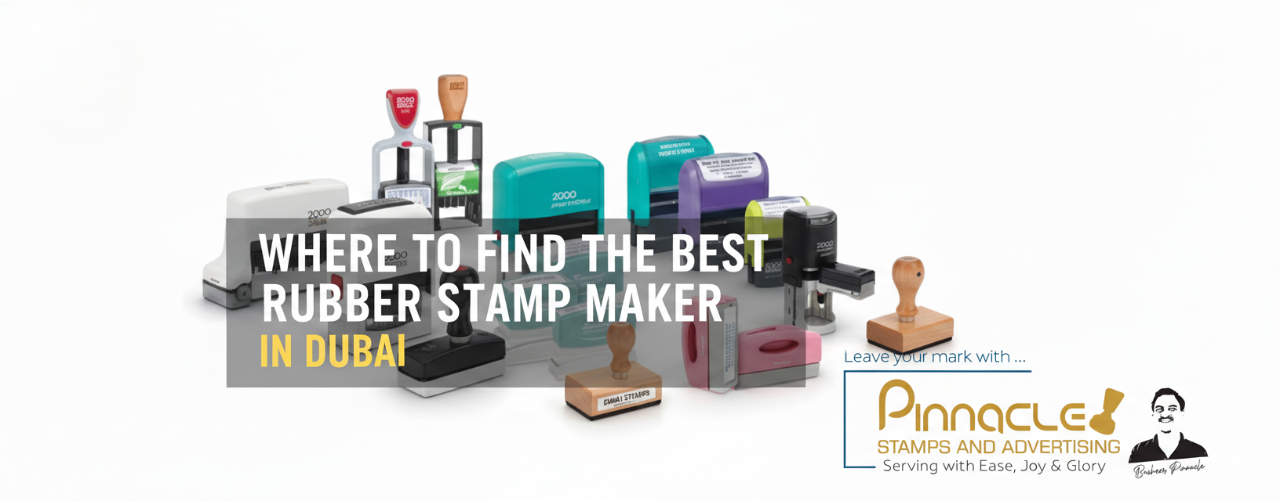 Where to Find the Best Rubber Stamp Maker in Dubai