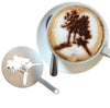 Coffee and cake stencils in Qatar