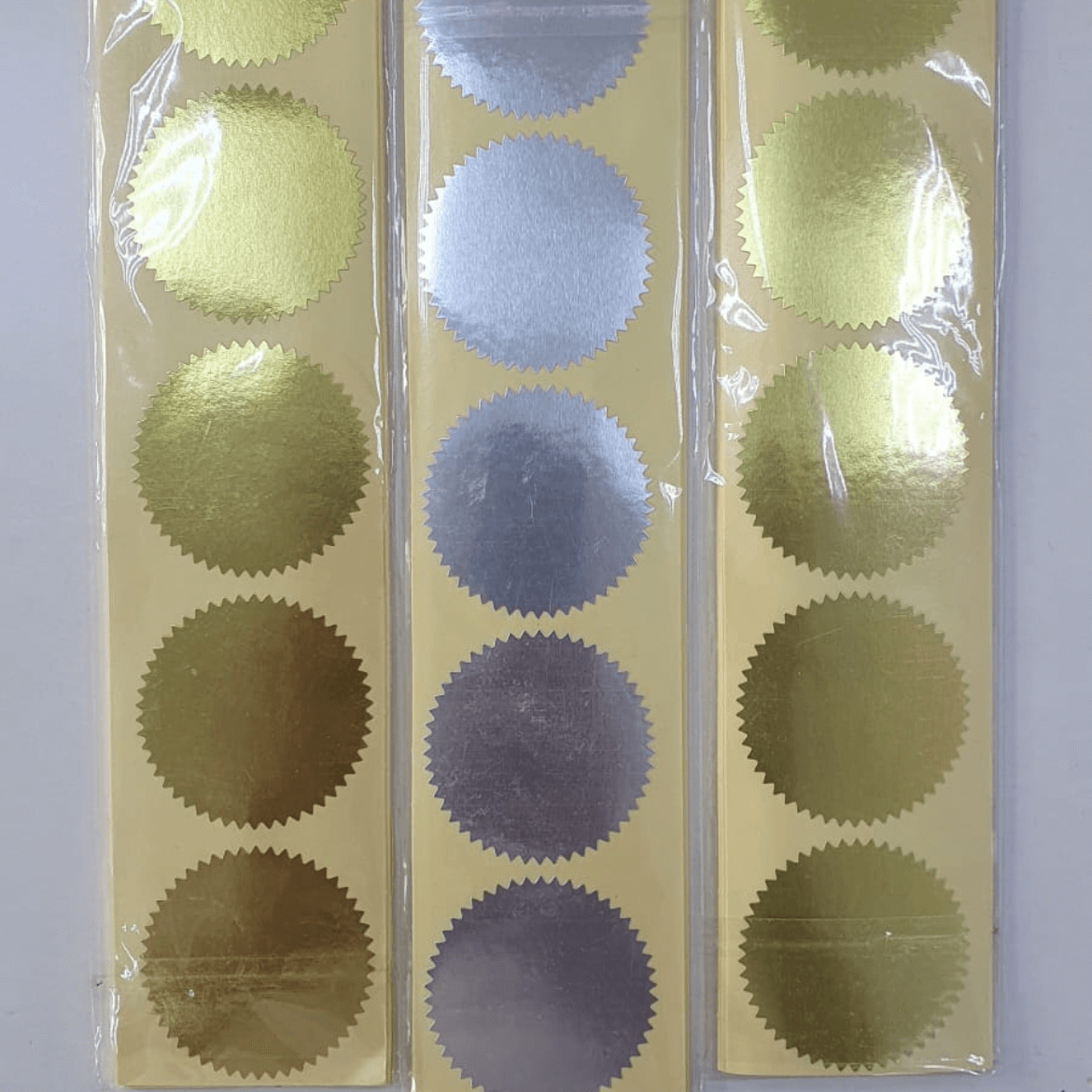 Embossed Gold Foil Certificate Seals - Excellence, Macao